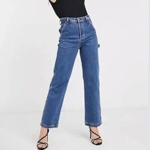 Levi’s NWOT Dark Wash Ribcage Straight Carpenter Jeans